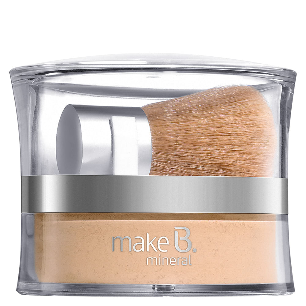 Base em Pó Mineral Bege Claro Make B.