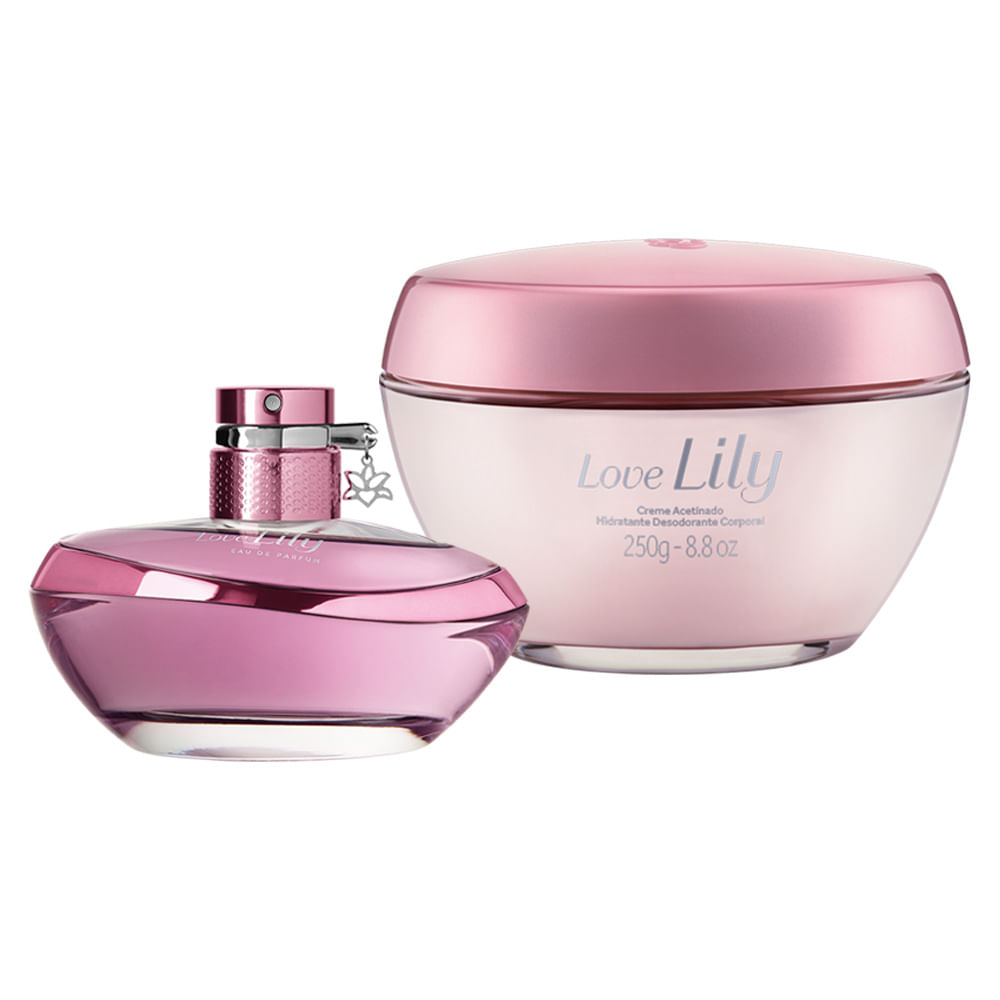 Combo Love Lily: Eau de Parfum + Creme Acetinado Corporal