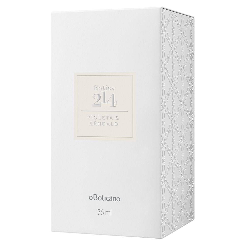 Botica 214 Violeta & Sândalo Eau de Parfum, 75ml