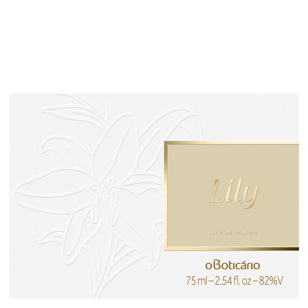 Lily Eau de Parfum Válvula, 75ml