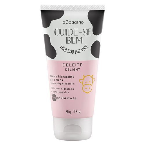 Cuide-se Bem Deleite Creme Mãos Hidratante Desodorante, 50g