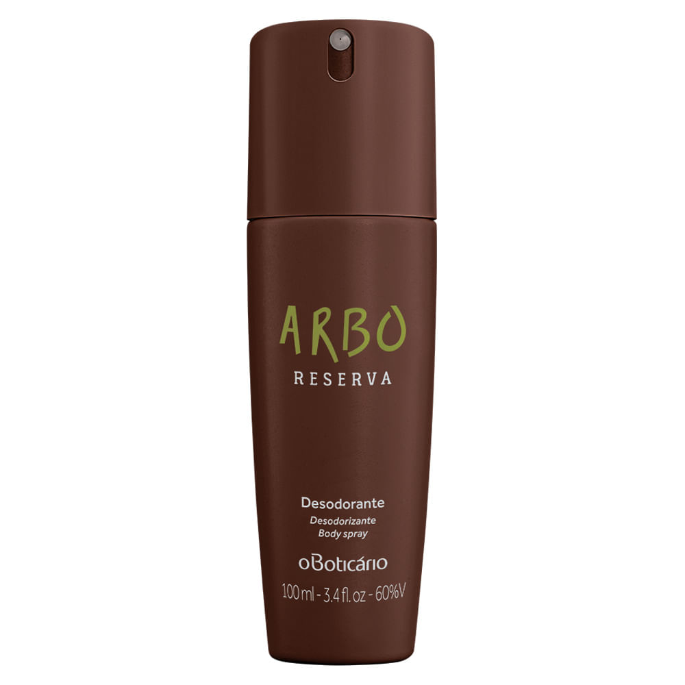 Desodorante Body Spray Arbo Reserva, 100ml