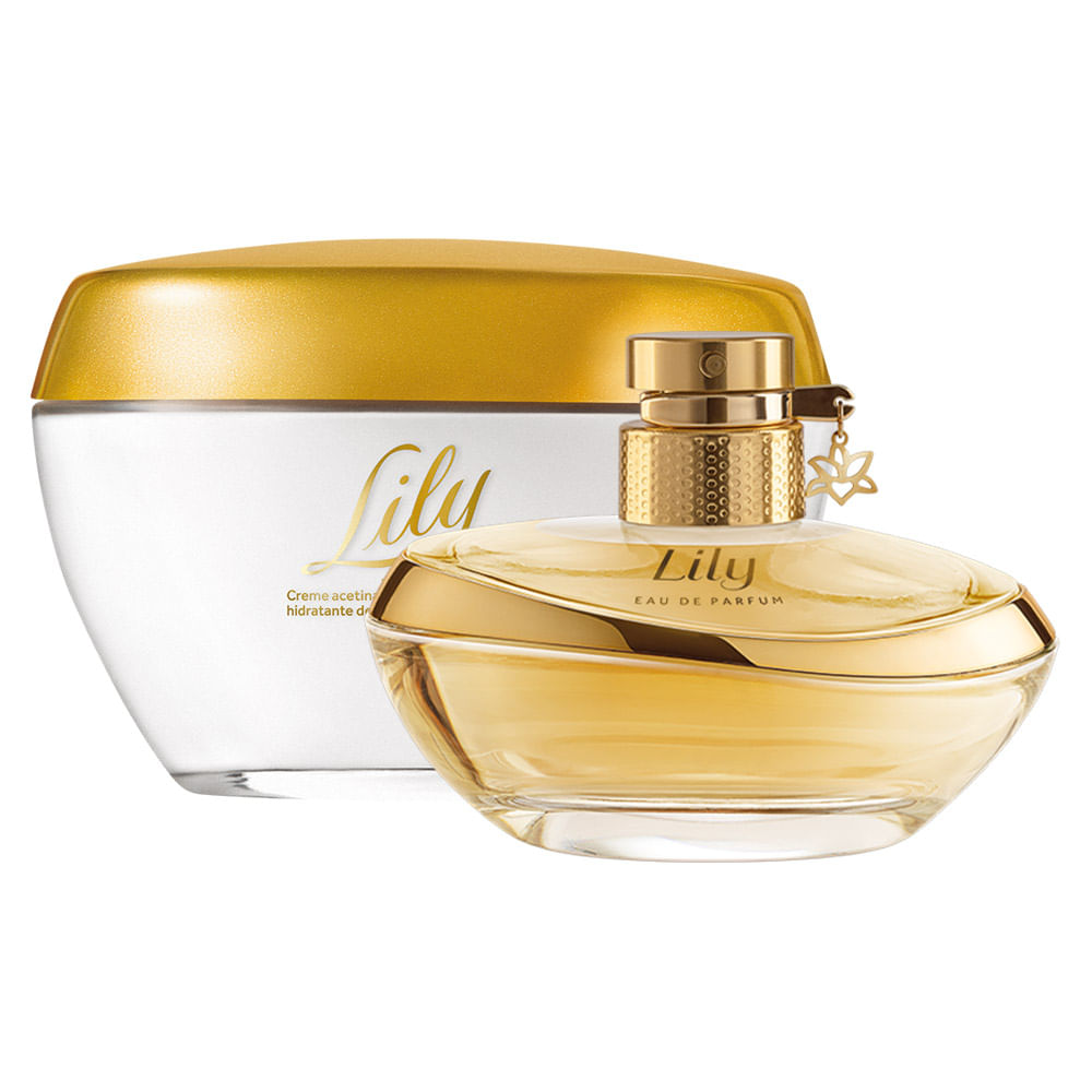 Combo Lily: Eau de Parfum + Creme Acetinado Hidratante Corporal
