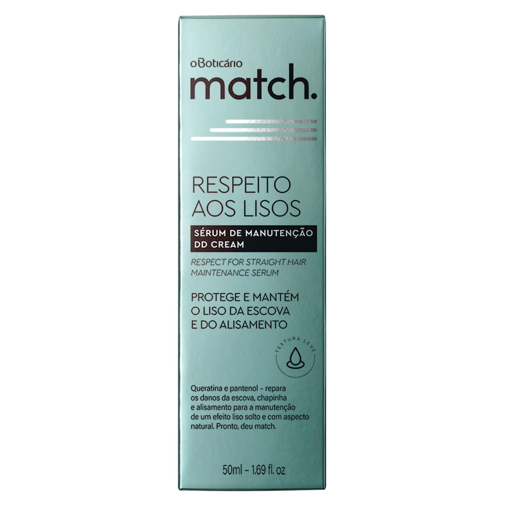 Protetor Térmico Match Respeito aos Lisos, 50ml