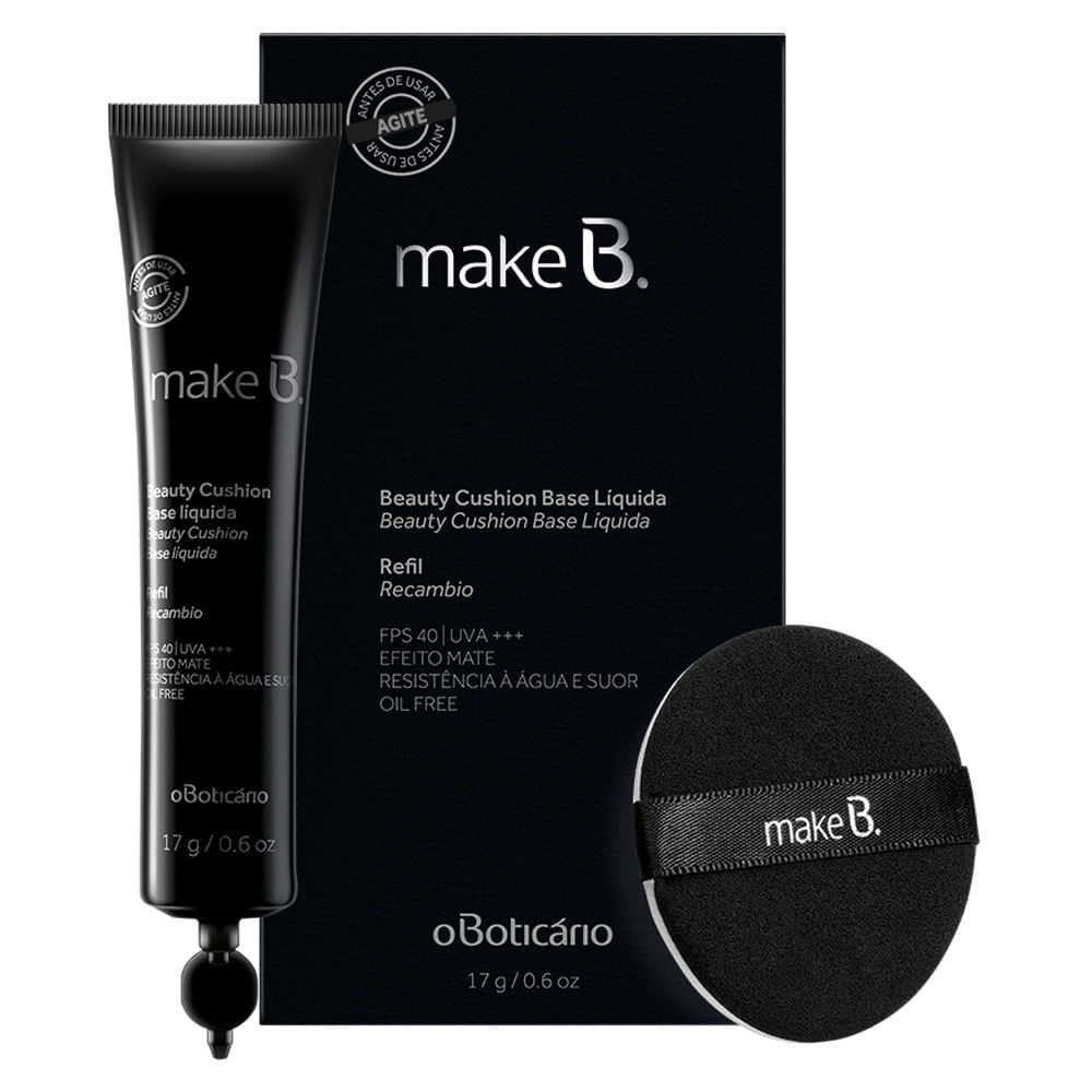 Refil Base Líquida Beauty Cushion Bege Médio Make B.