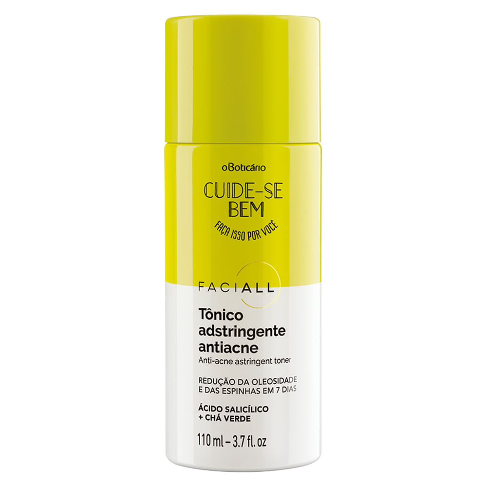 Tônico Adstringente Antiacne Cuide-se Bem Faciall, 110ml