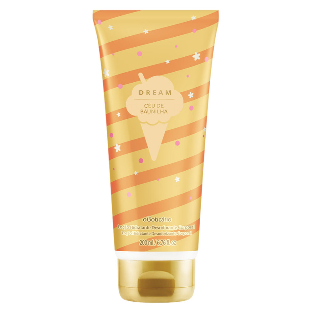 Loção Desodorante Hidratante Corporal Dream Céu de Baunilha, 200ml