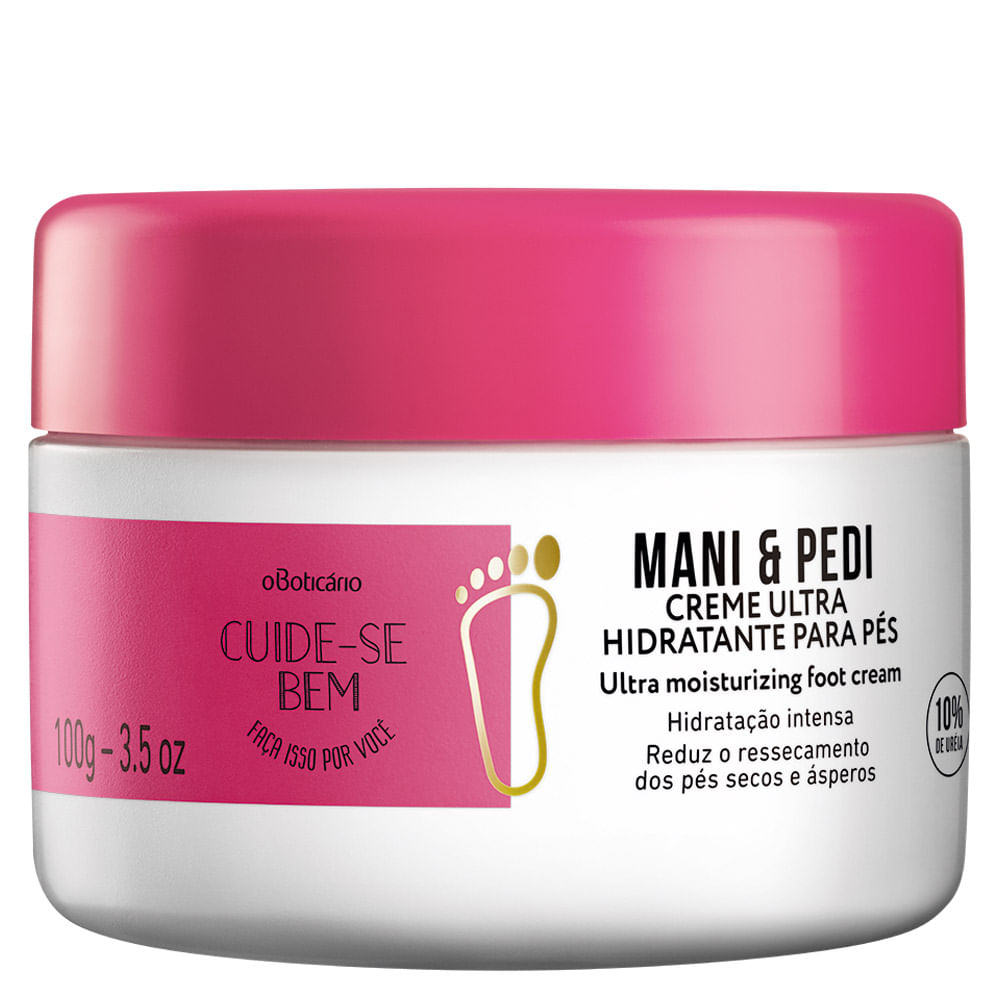 Creme Hidratante para Pés Cuide-se Bem Mani & Pedi, 100g