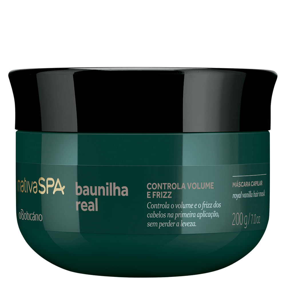 Máscara Capilar Nativa SPA Baunilha Real, 200g