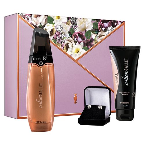 Kit Presente Make B. Mães com brincos Swarovski