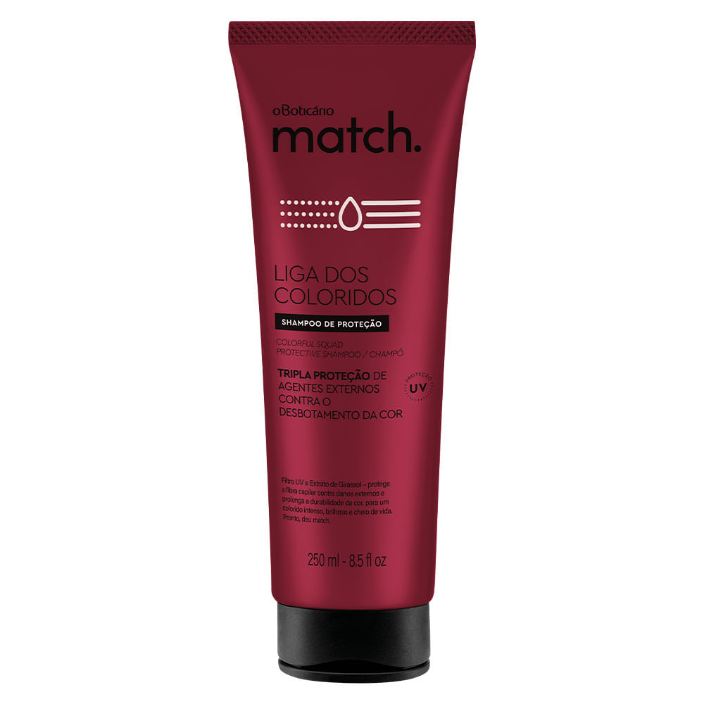 Shampoo Match Liga dos Coloridos, 250ml
