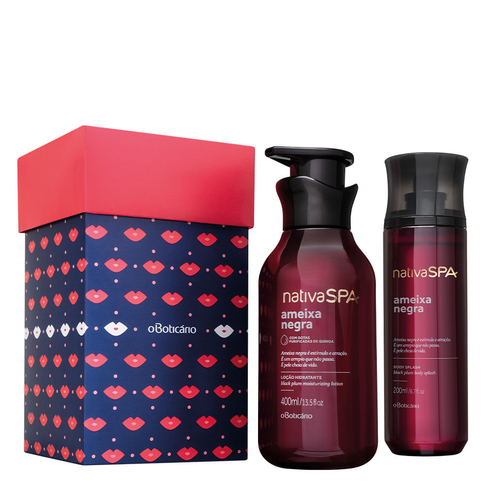 Kit Presente Nativa SPA Ameixa Negra