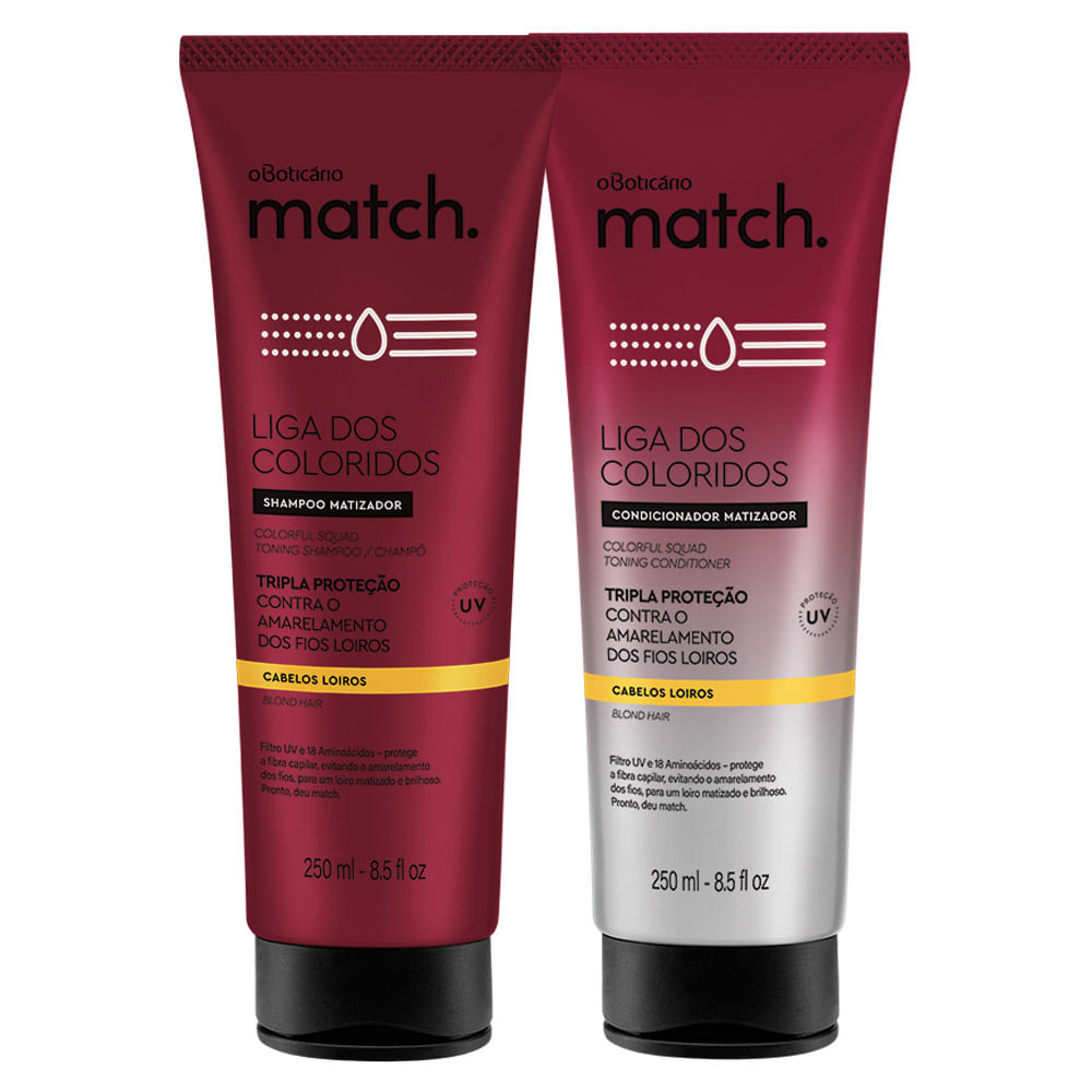 Combo Match Matizador: Shampoo + Condicionador
