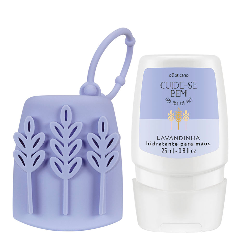 Combo Cuide-se Bem Lavandinha: Creme Desodorante Mãos + Capinha
