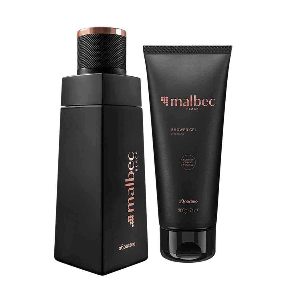 Combo Malbec Black: Desodorante Colônia + Shower Gel