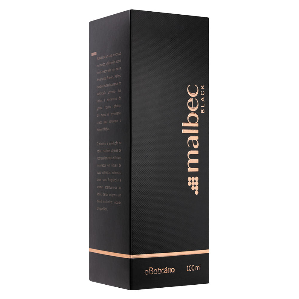 Malbec Black Desodorante Colônia, 100ml