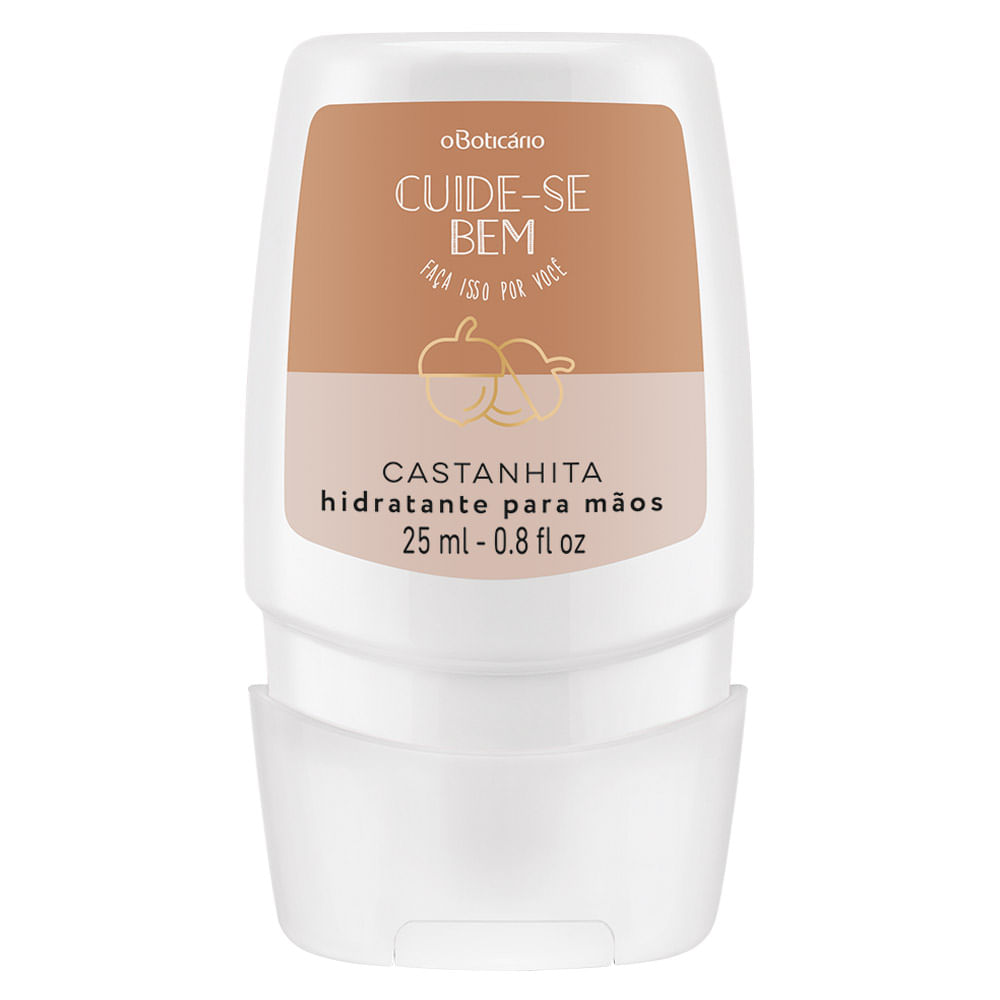 Creme Desodorante Mãos Cuide-se Bem Castanhita, 25ml