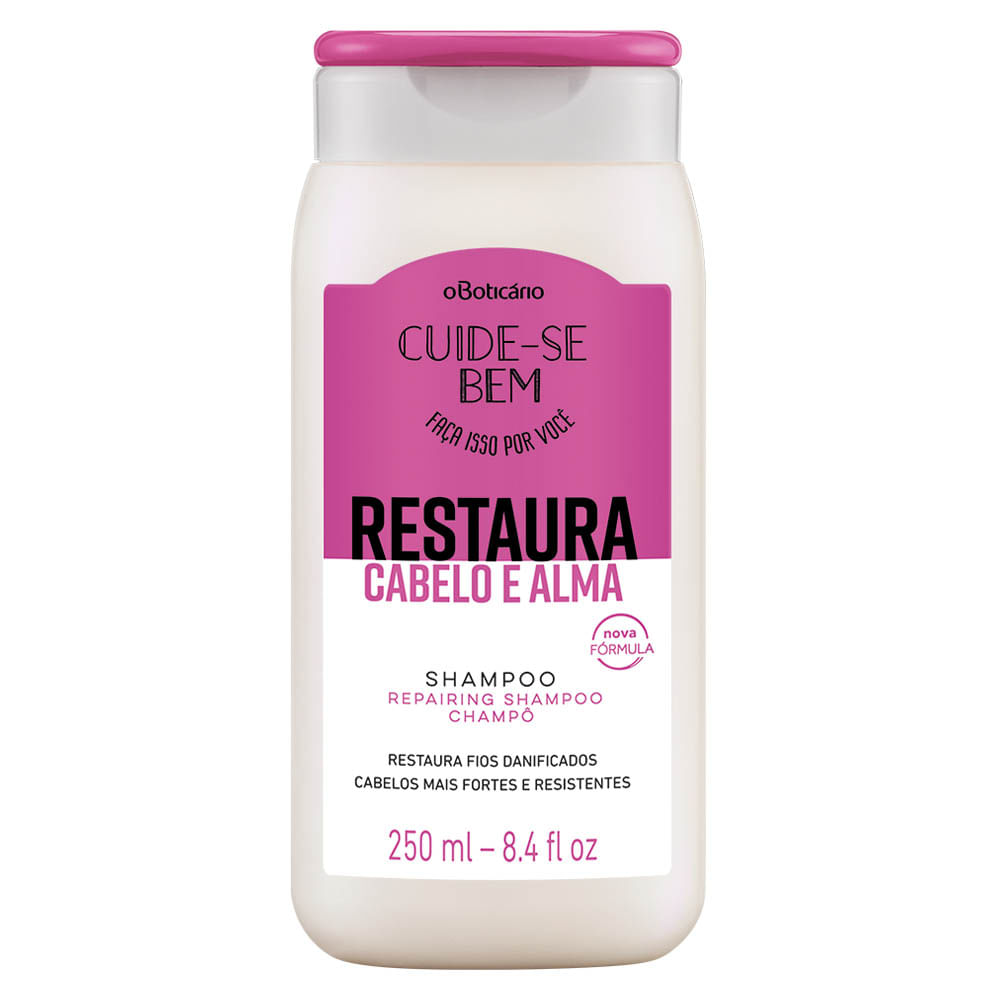 Shampoo Restaura Cabelo e Alma Cuide-se Bem 250ml