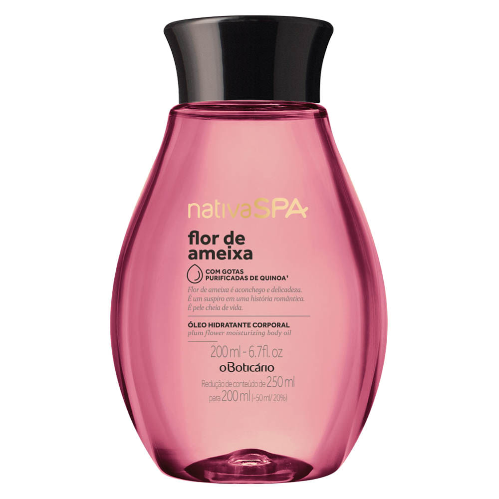 Óleo Desodorante Corporal Nativa SPA Flor de Ameixa, 200ml