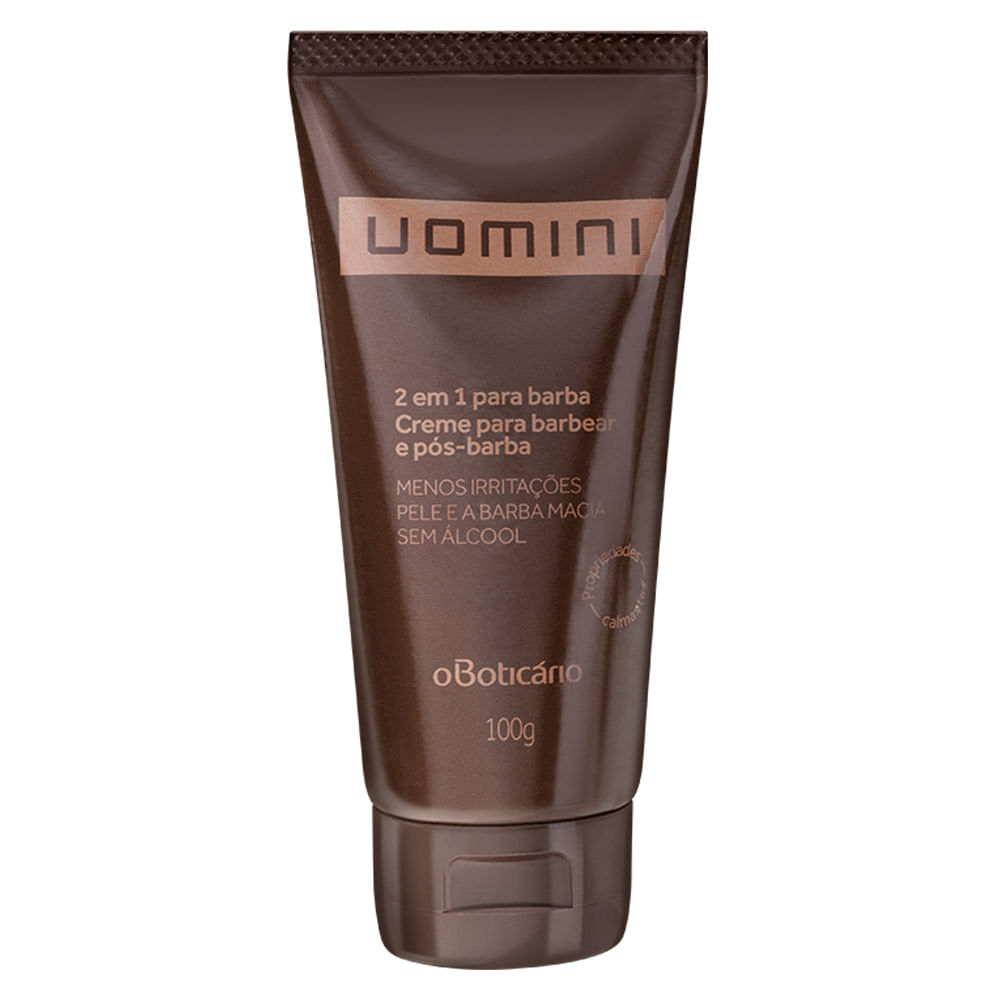 Creme Pré e Pós Barba Uomini, 100g