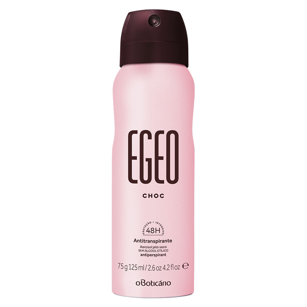 Desodorante Antitranspirante Aerosol Egeo Choc, 75g/125ml