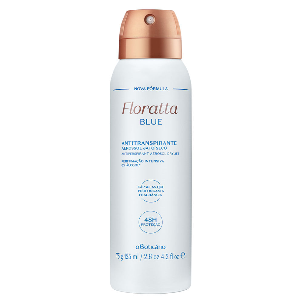 Desodorante Antitranspirante Aerosol Floratta Blue, 75g/125ml