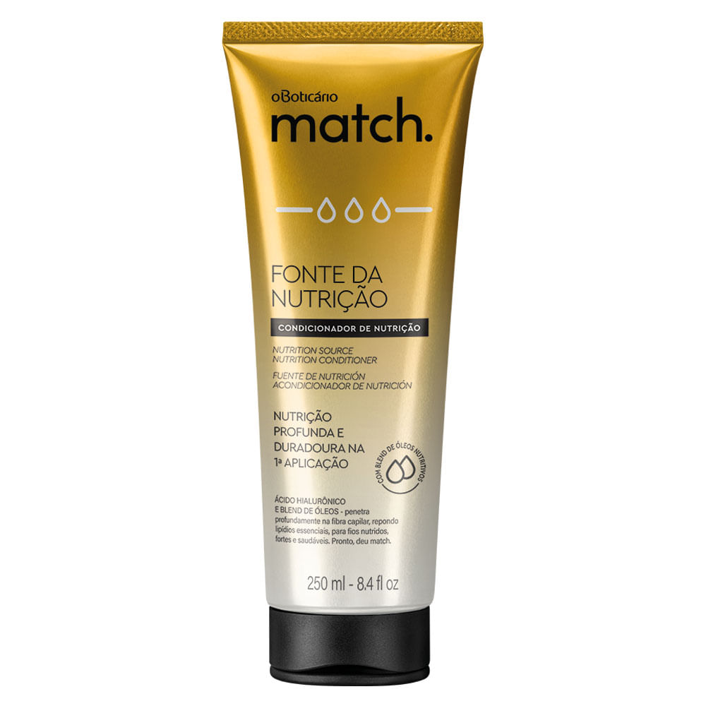 Condicionador Match Fonte da Nutrição, 250ml
