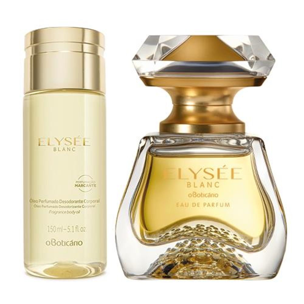 Combo Elysée Blanc: Eau de Parfum + Óleo Desodorante Corporal