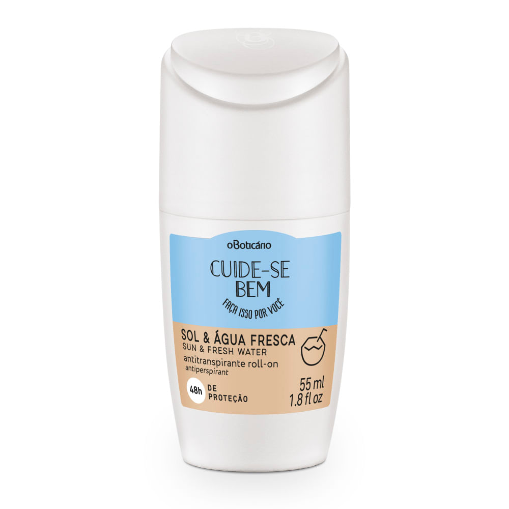 Antitranspirante Roll-On Cuide-Se Bem Sol e Água Fresca, 55ml