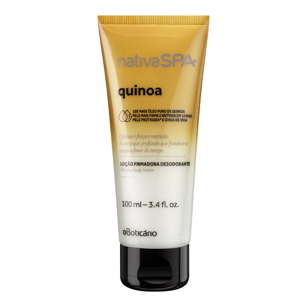 Loção Hidratante Corporal Firmadora Nativa SPA Quinoa, 100ml