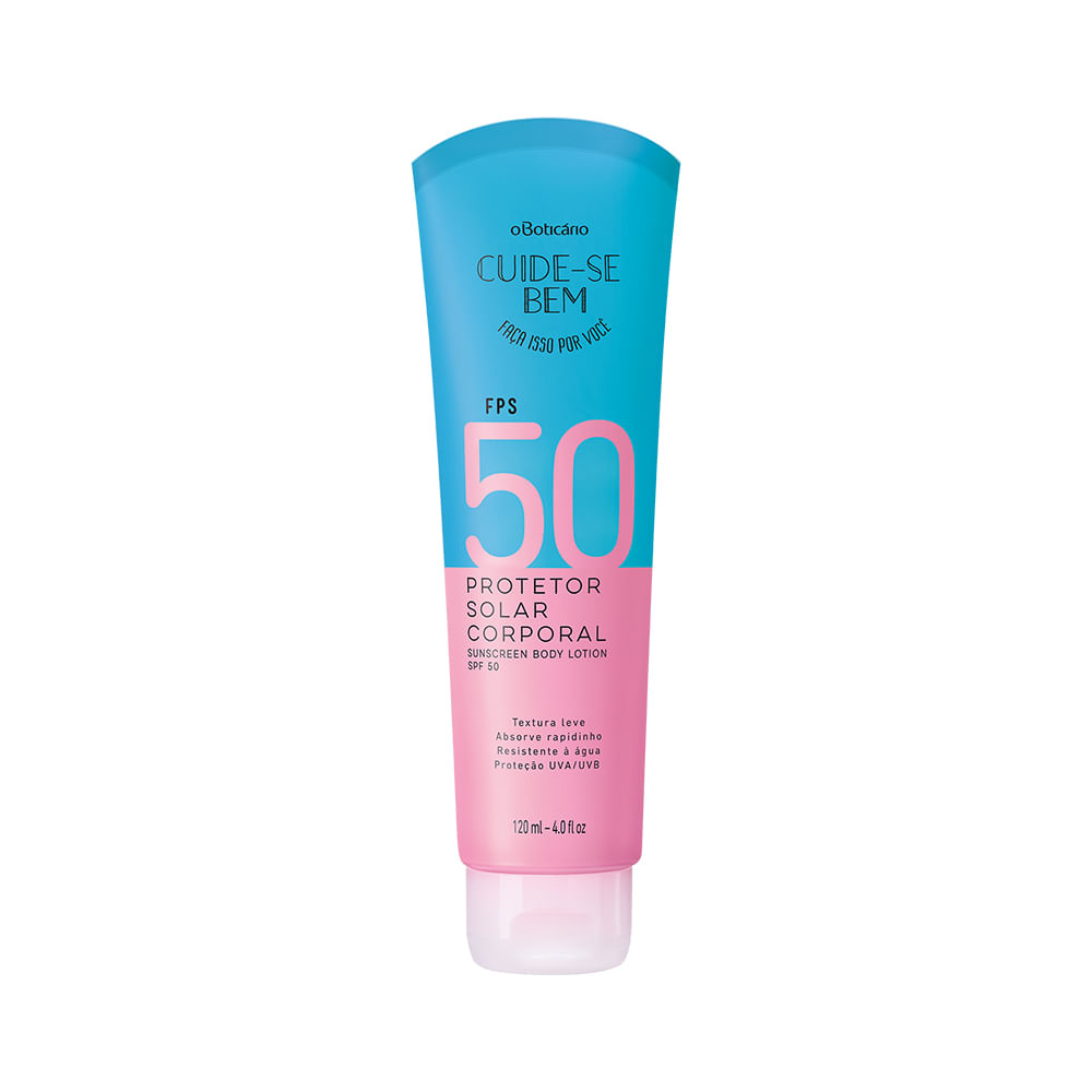Protetor Corporal FPS 50 Cuide-se Bem Solar, 120 ml
