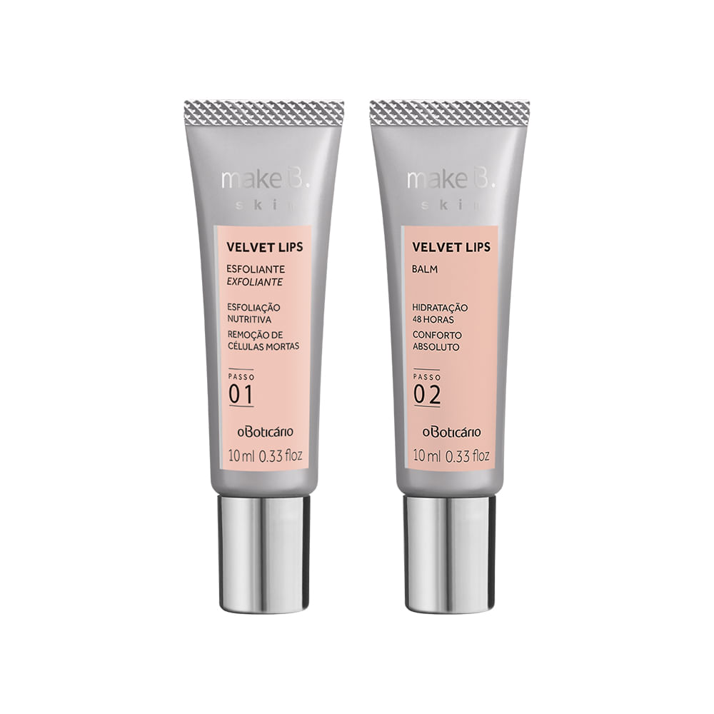 Estojo Velvet Lips Make B. Skin, 20ml