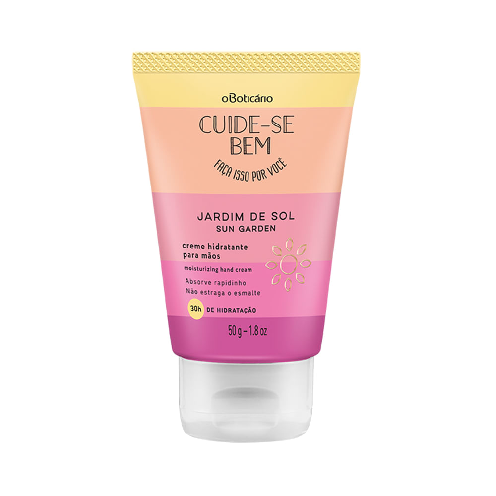 Creme Hidratante para Mãos Cuide-Se Bem Jardim de Sol, 50 g
