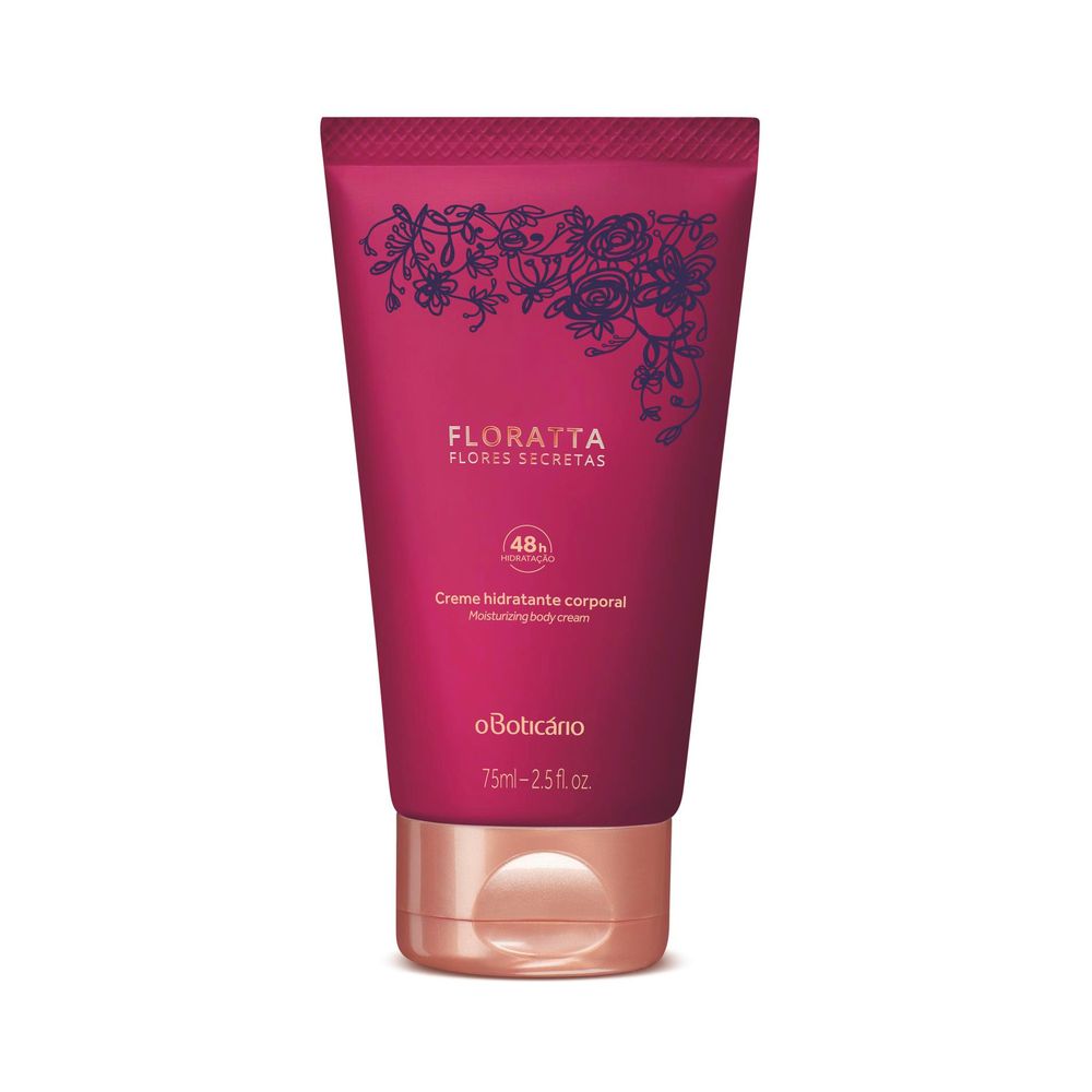 Loção Hidratante Desodorante Corporal Floratta Flores Secretas, 75 ml