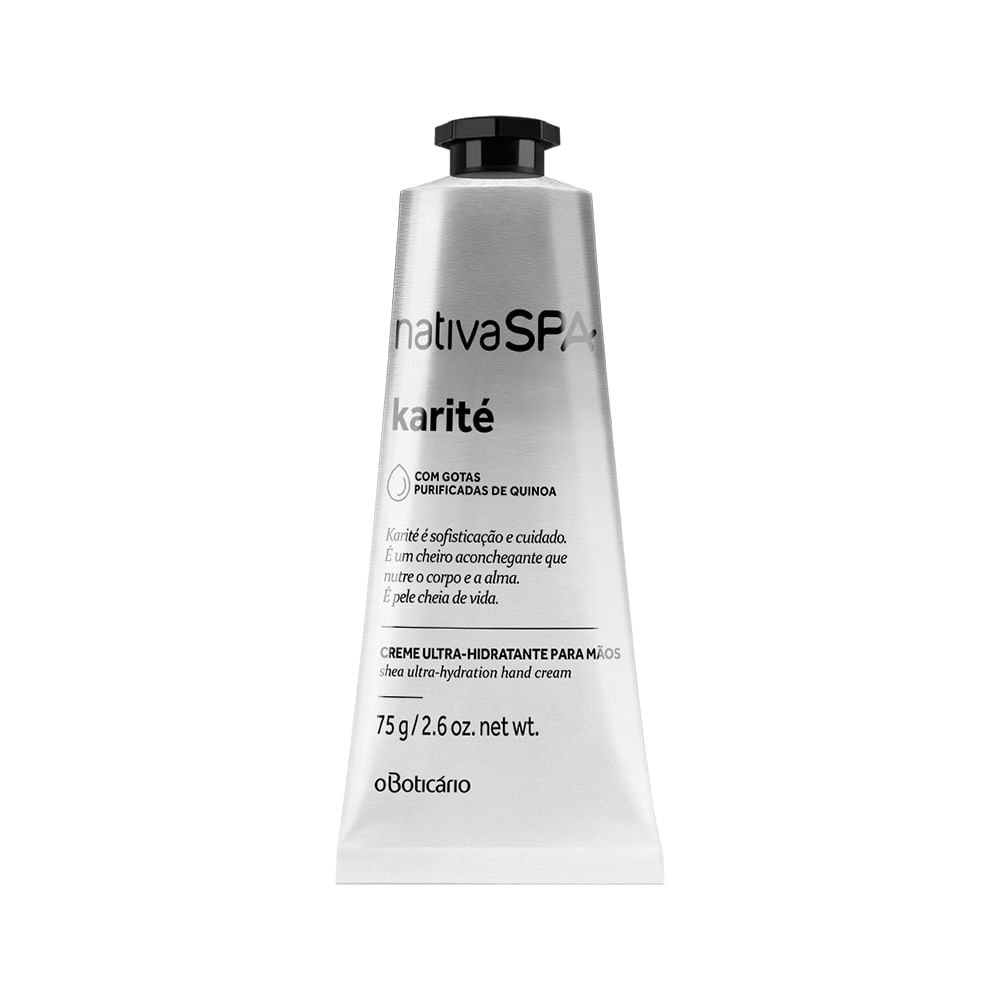 Creme Hidratante Desodorante para Mãos Nativa SPA Karité 75g Promocional