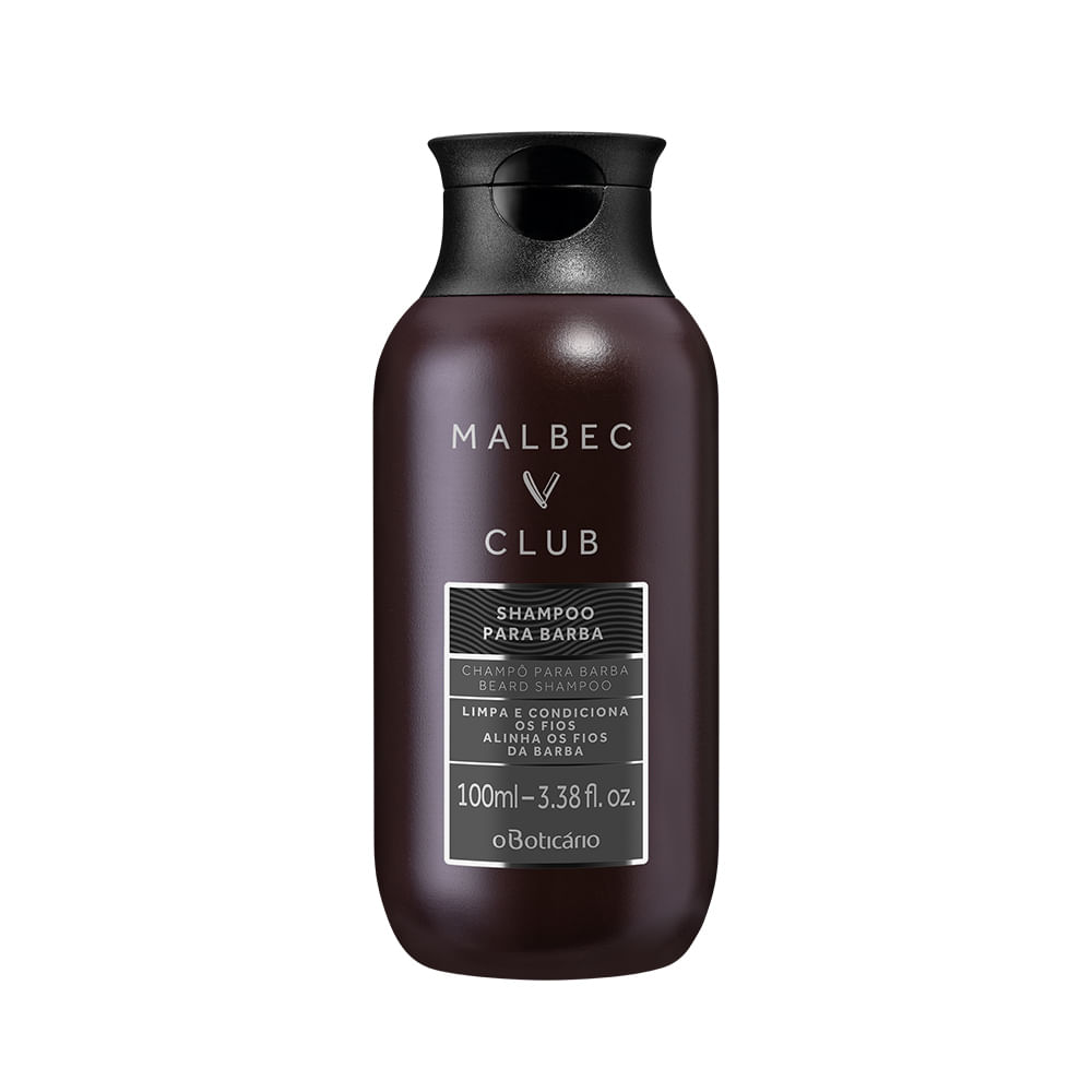 Shampoo Para Barba Malbec Club, 100 ml