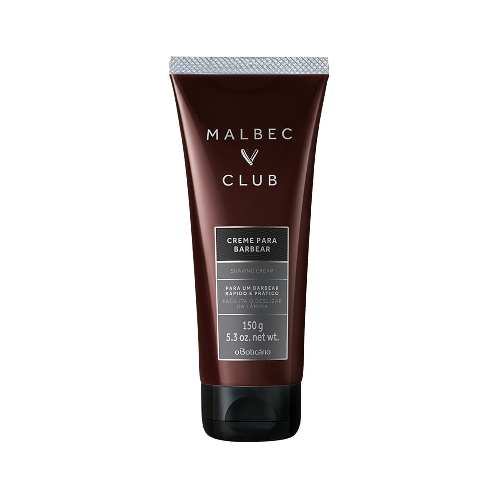 Creme para Barbear Malbec Club, 150g