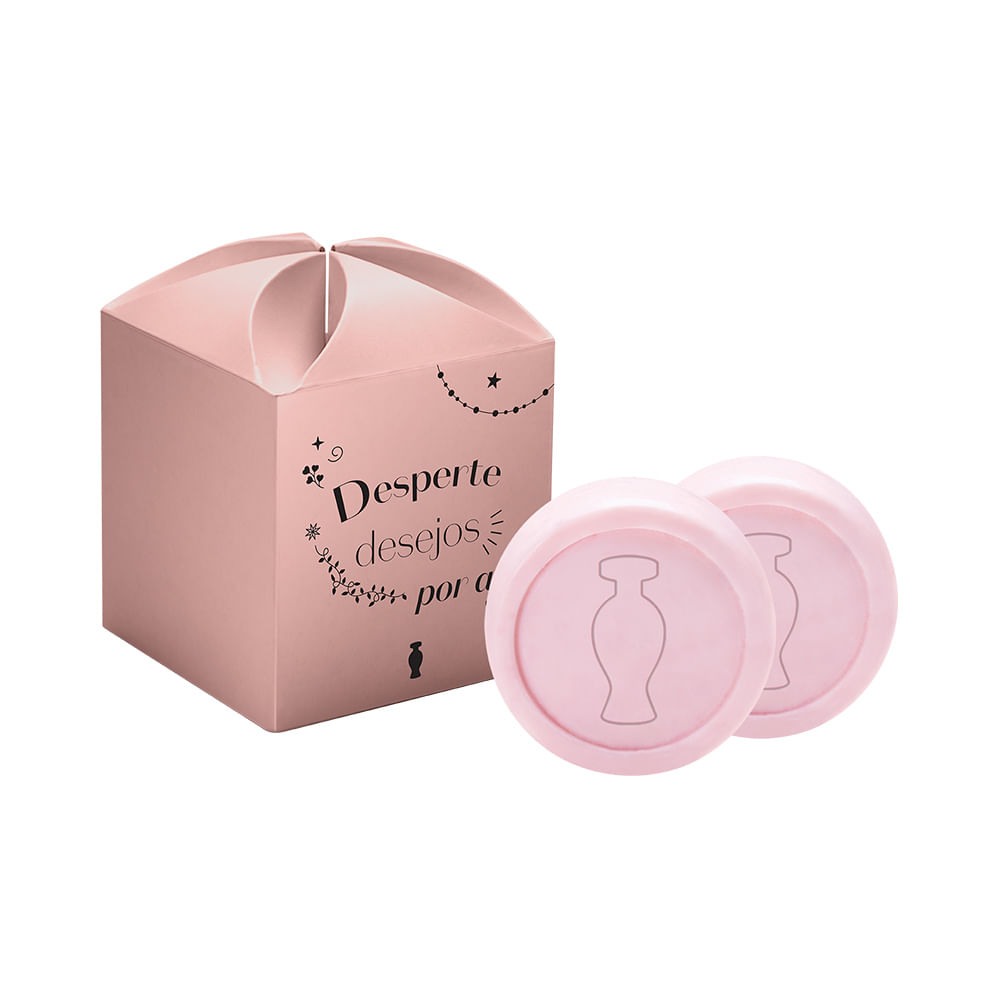 Kit Glamour Secrets Black Sabonete Barra
