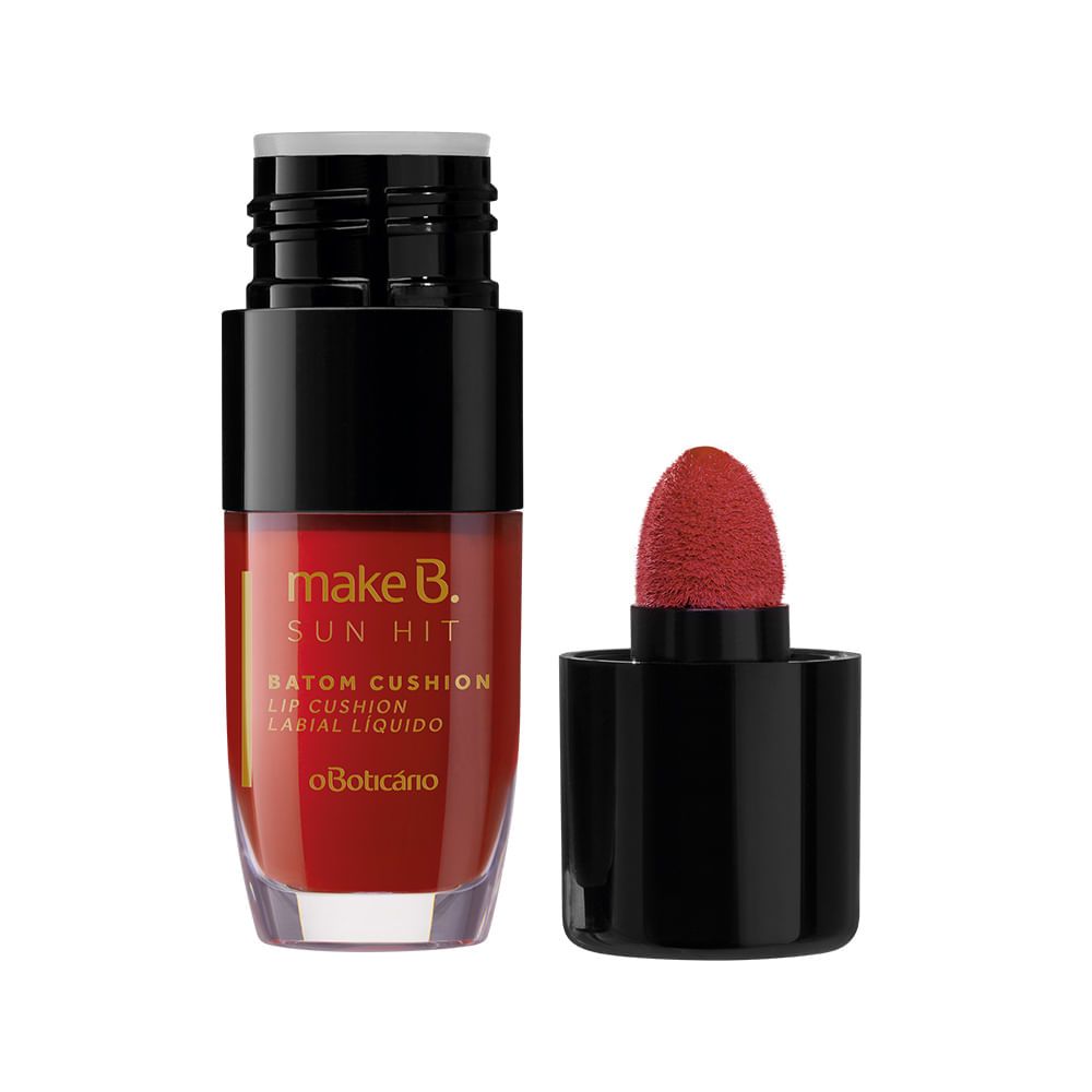 Batom Liquido Cushion Make B. Sun Hit Orange,6 ml