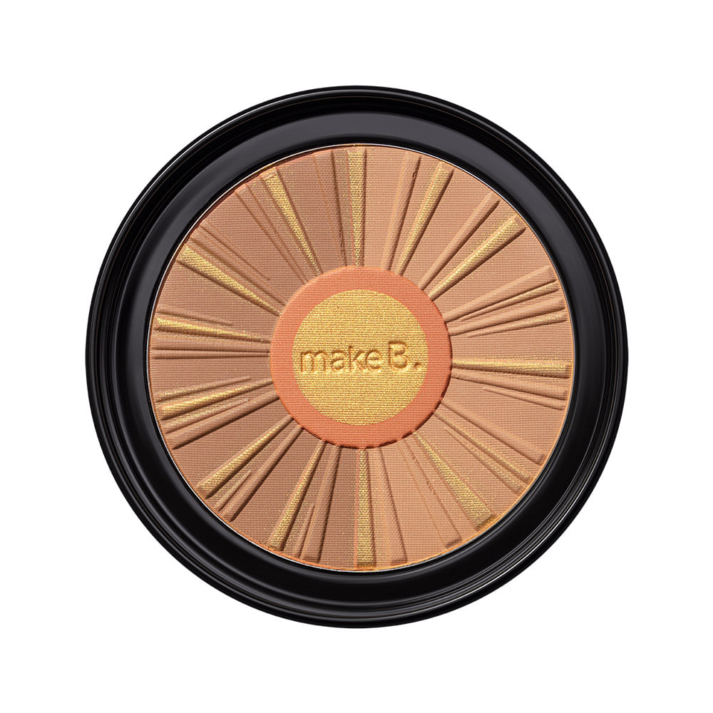 Pó Compacto Facial Bronzer Medium Tan Make B. Sun Hit, 28 g