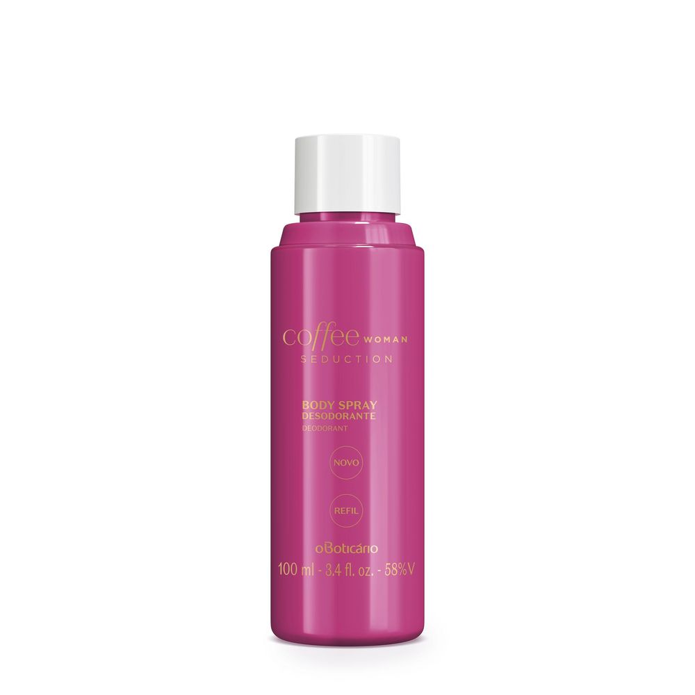 Refil Desodorante Body Spray Coffee Woman Seduction, 100 ml