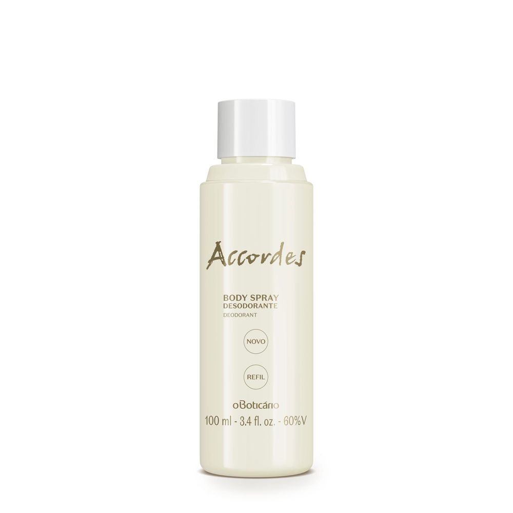 Refil Desodorante Body Spray Accordes, 100 ml