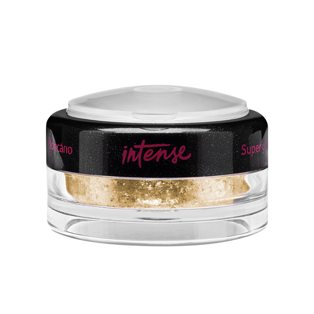 Sombra Multifuncional Dourada Intense Power Glitter, 1,6 g