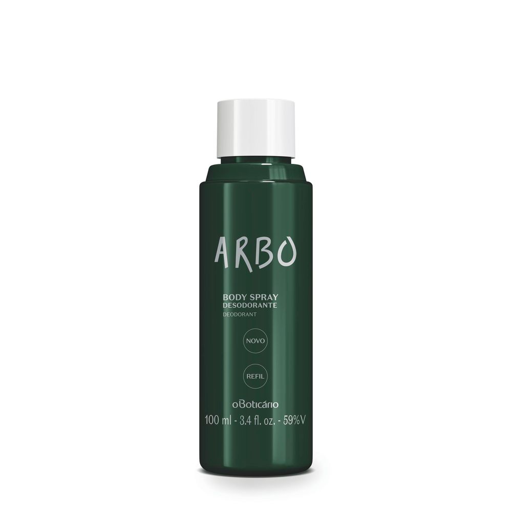Refil Desodorante Body Spray Arbo, 100Ml Pack Versao 3