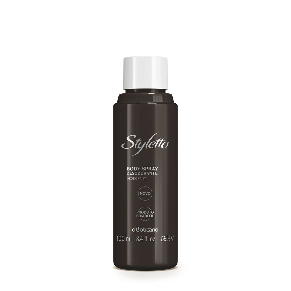 Refil Desodorante Body Spray Boticollection Styletto, 100Ml