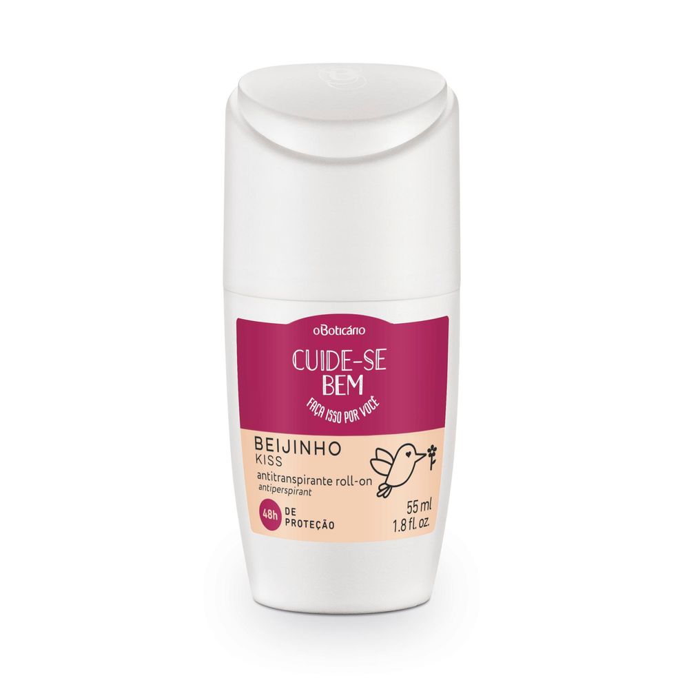 Antitranspirante Roll-On Cuide-Se Bem Beijinho, 55 ml