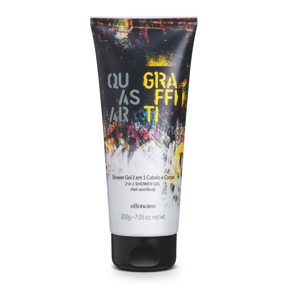 Shower gel Cabelo e Corpo Quasar graffiti, 200 g