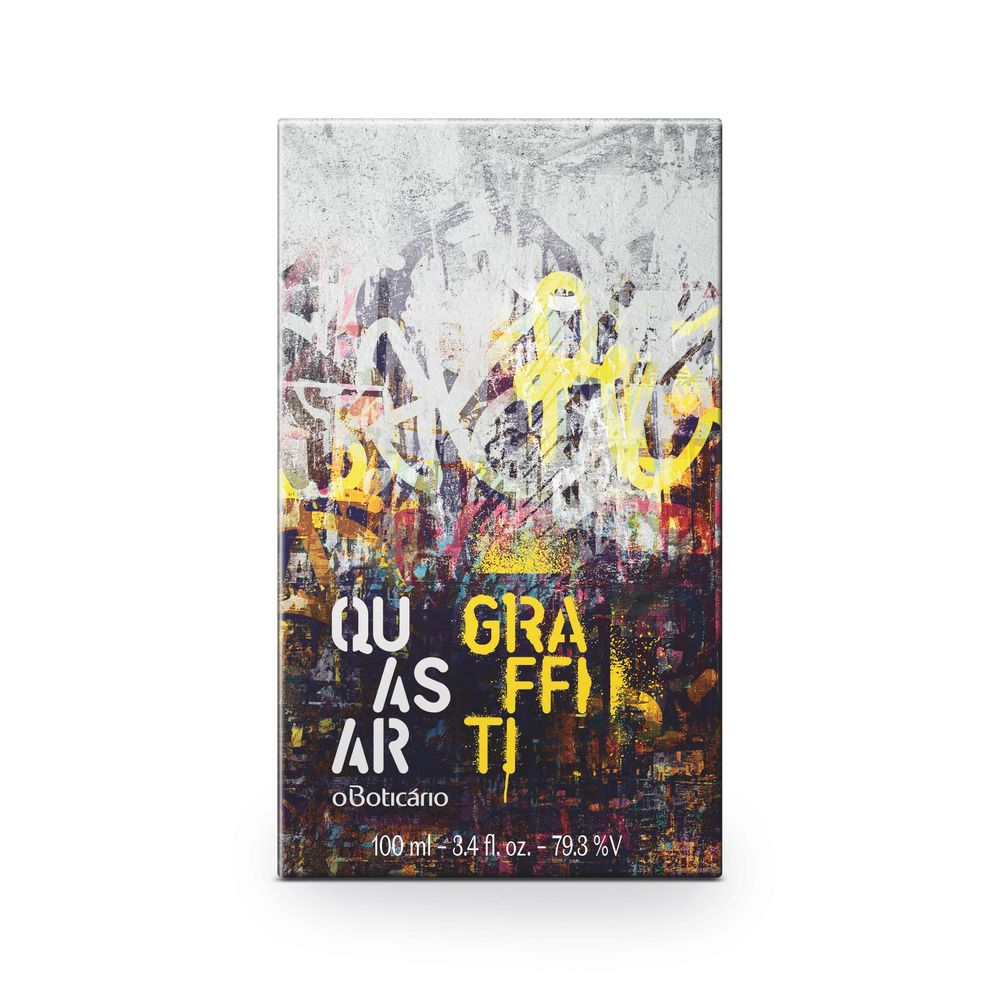 Quasar Graffiti Desodorante Colônia, 100 ml