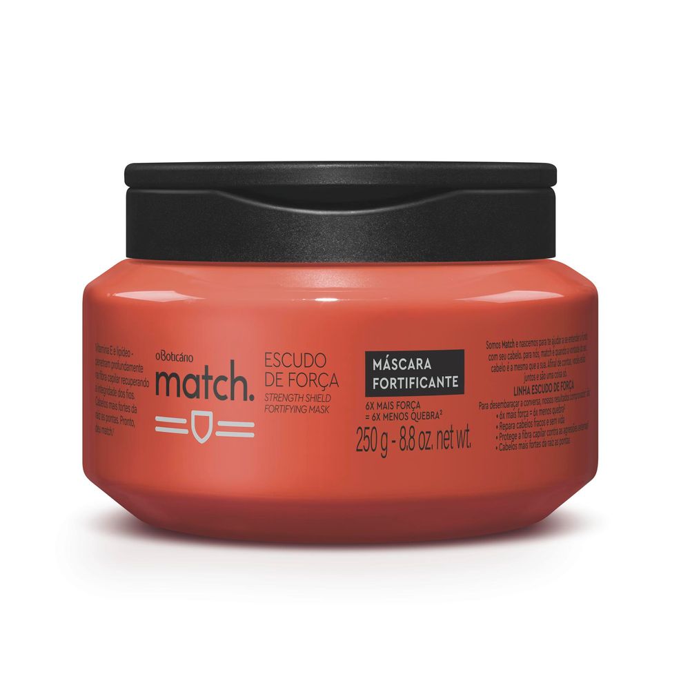 Máscara Capilar Match Escudo de Força, 250 g