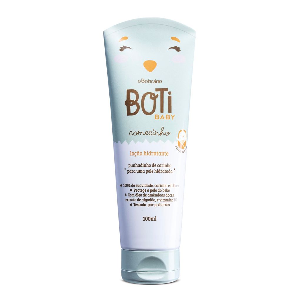 Loção Hidratante Corporal Recém Nascido Boti Baby Comecinho, 100 ml